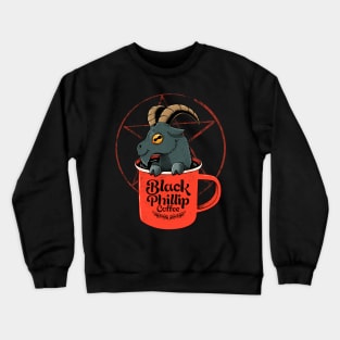 Black Phillip Coffee Crewneck Sweatshirt